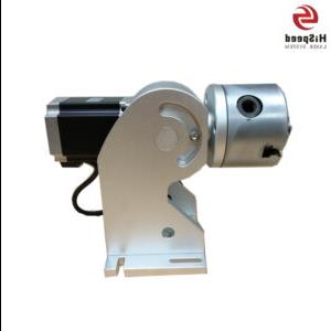 rotary attachment for laser engraving tumblers