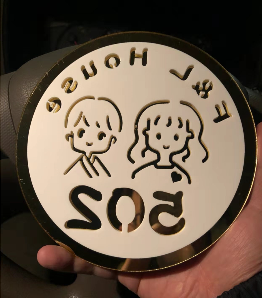 acrylic ENGRAVING