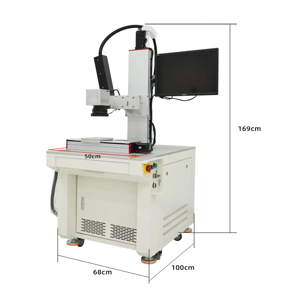 Galvo Fiber Laser Welding Machine Size