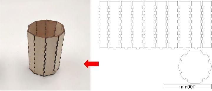 laser cutting drawing design tool