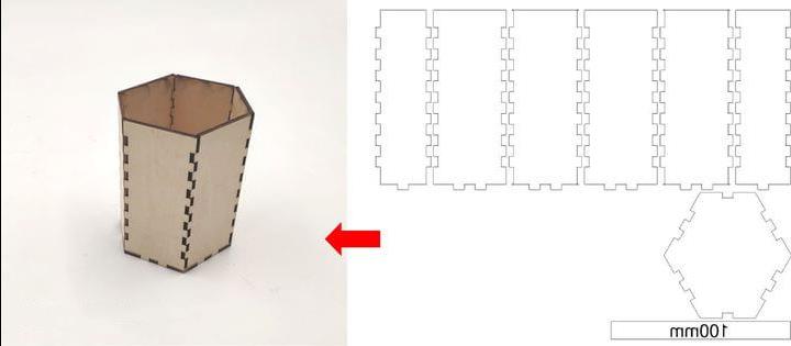 laser cutting drawing design tool