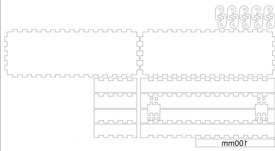 laser cutting drawing design tool