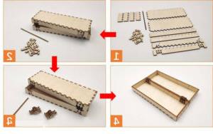 laser cutting drawing design tool