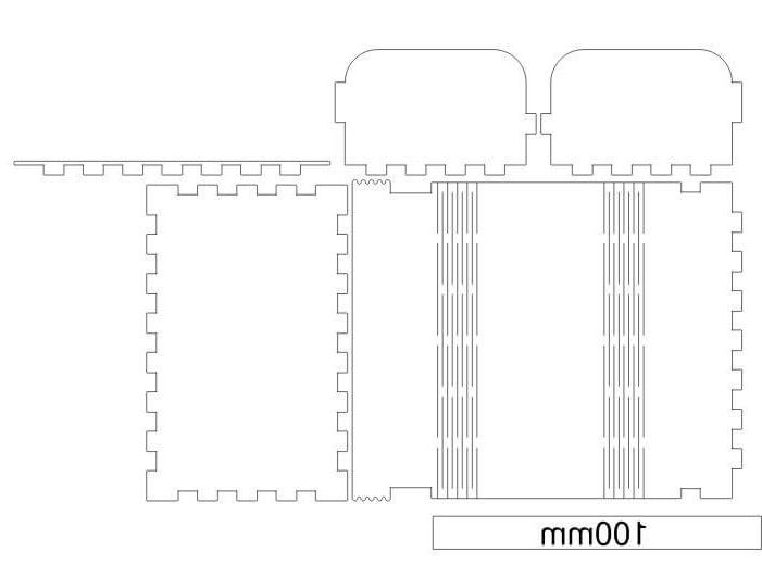 laser cutting drawing design tool