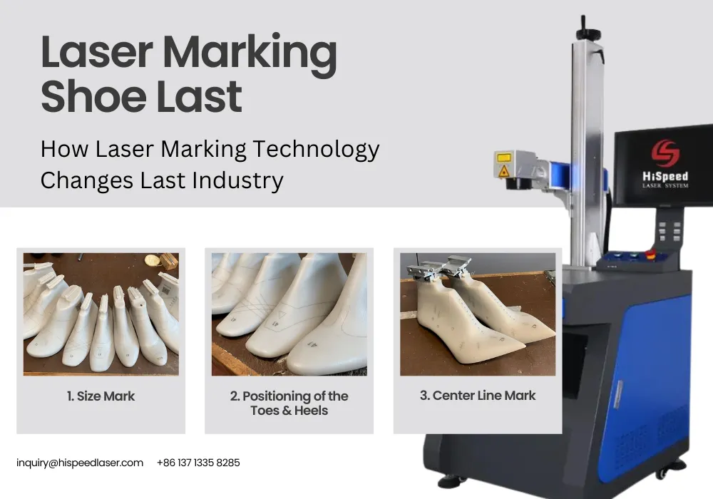 laser marking shoe last