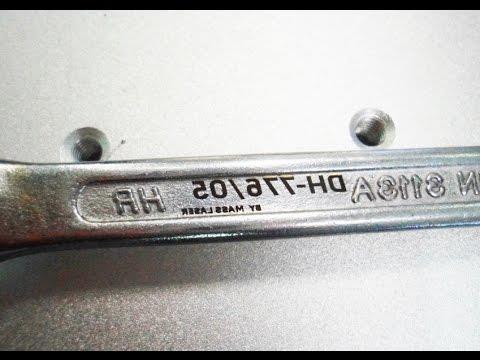 laser etching metal