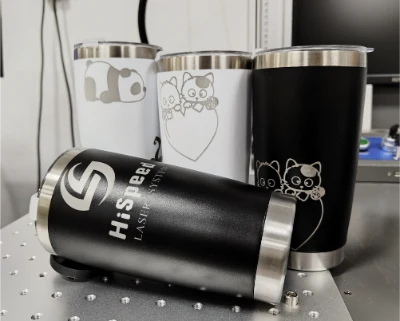 laser engraver for stainless steel-tumblers